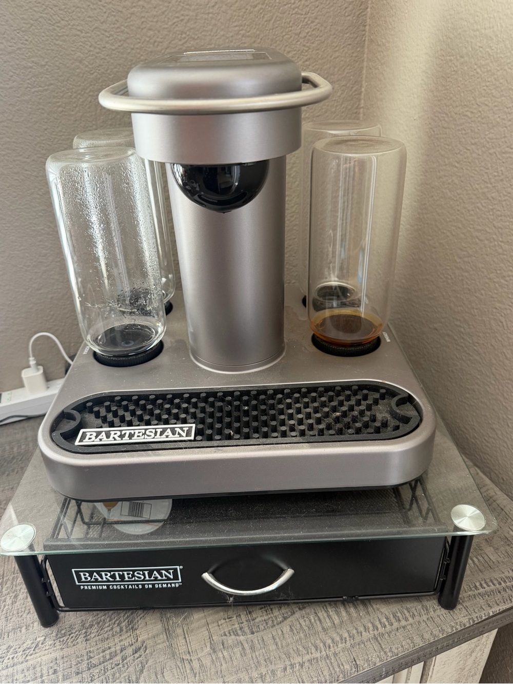 Bartesian Silver Cocktail and Pod Mixer — Silver